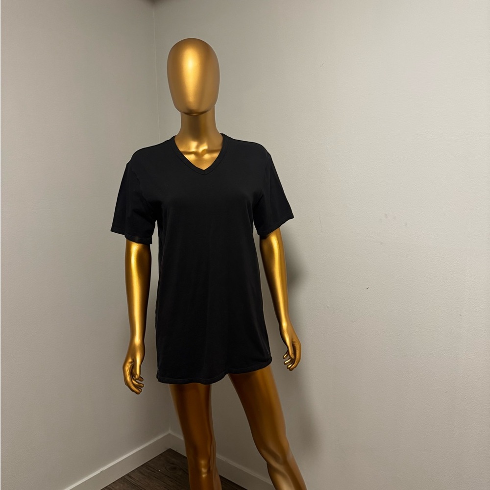 Calvin Klein Black V-Neck Short Sleeve Tee